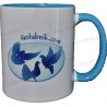 Чашка керамическая - фирменная "Golubnik" - 330 мл